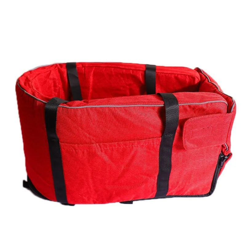Outdoor pet kennel for car use with cloth construction and 25D sponge cushioning in multiple colour options