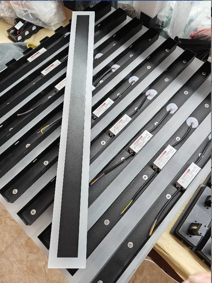 150cm outdoor LED straight wall lamp with wrought iron shell and IP65 waterproof rating