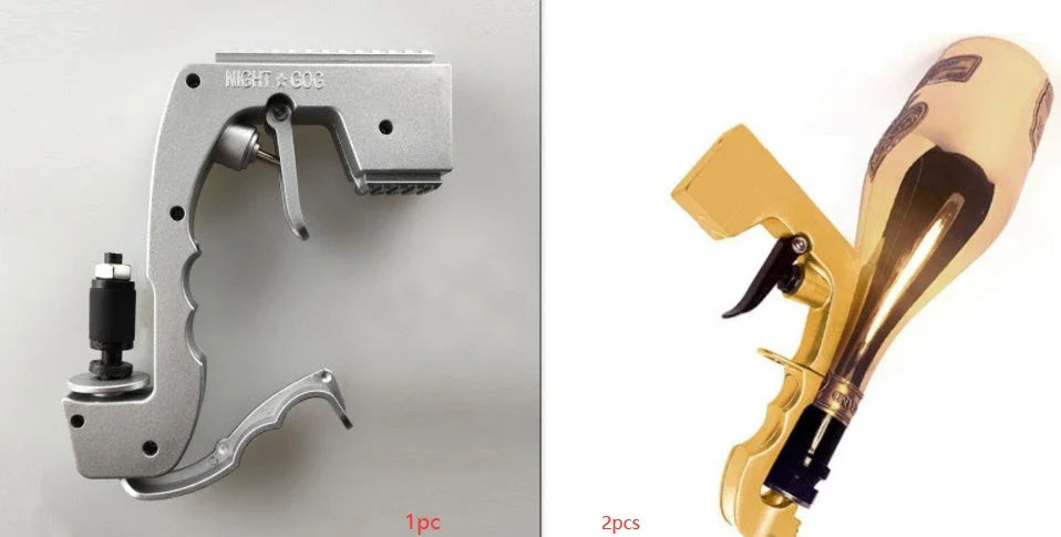 Champagne Bottle Sprayer - A versatile tool that transforms any champagne bottle into a sparkling party trick with its precise spray control and ergonomic design.