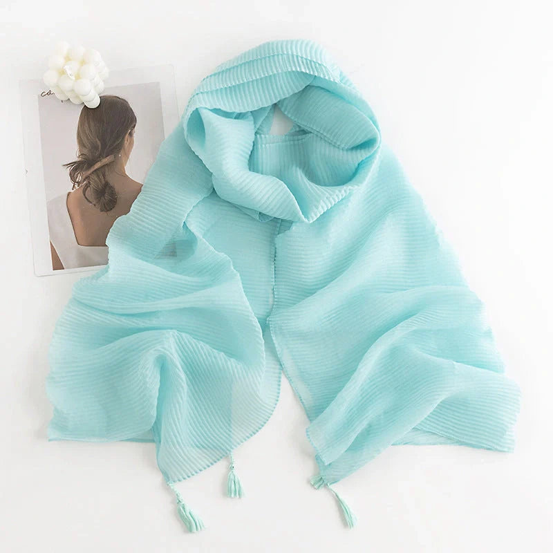 Stylish herringbone pattern artificial cashmere scarf for women in various colors