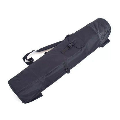 Cylindrical fishing bag for rods and gear in black or army green