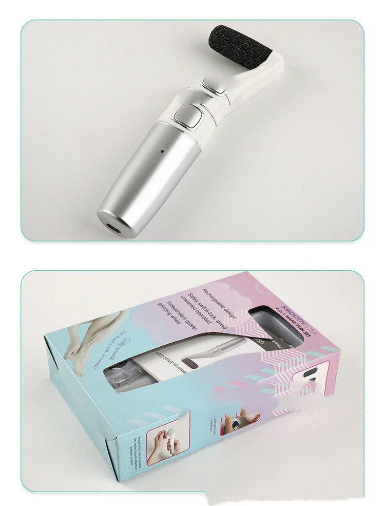 Premium Electric Foot Callus Remover - Rechargeable Pedicure Foot File for Smooth, Healthy Feet