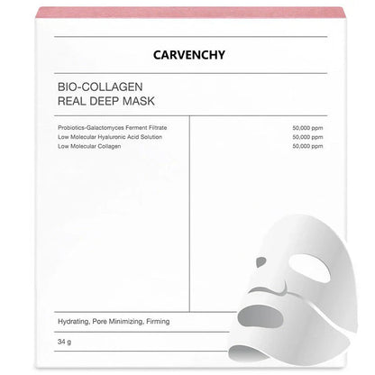 Hydrating collagen facial mask with nourishing botanicals for youthful, radiant skin