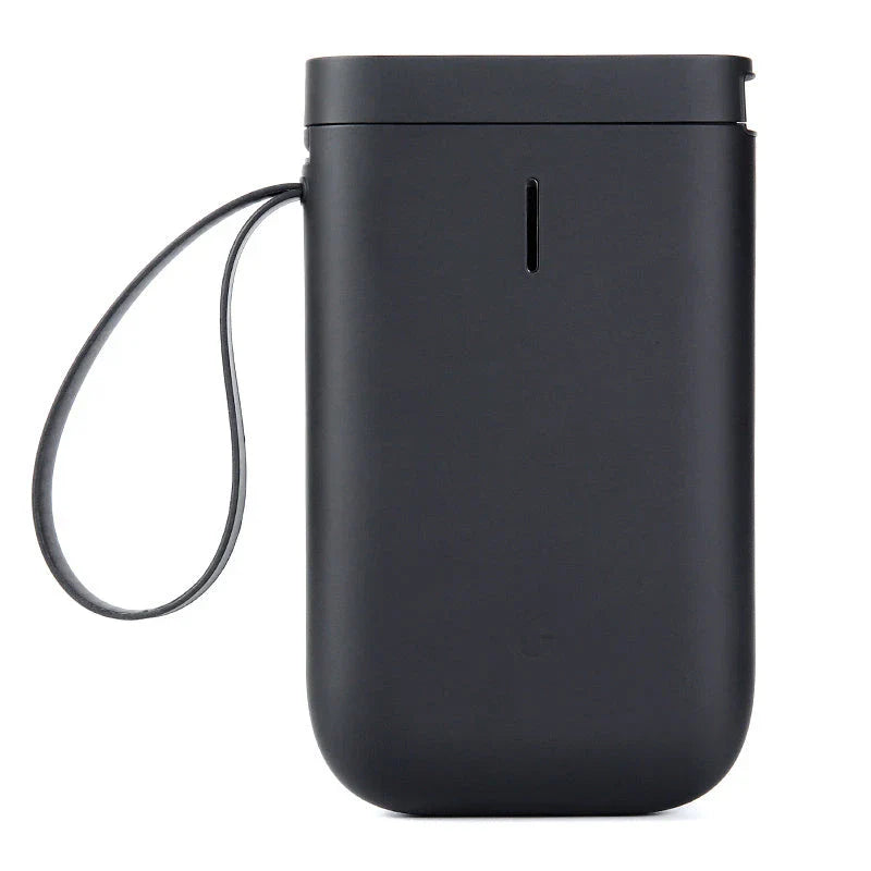 Compact, Bluetooth-enabled thermal label printer with high-resolution output and versatile label compatibility for home and office use