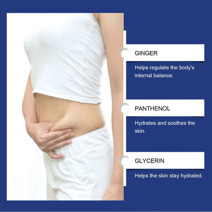 Four moisturising body care patches with ginger and panthenol for skin hydration