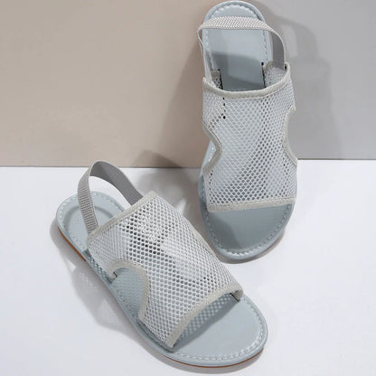 Breathable mesh sandals in various colors and sizes for men and women