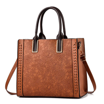 Adjustable shoulder bag for women in premium PU leather, available in multiple colors