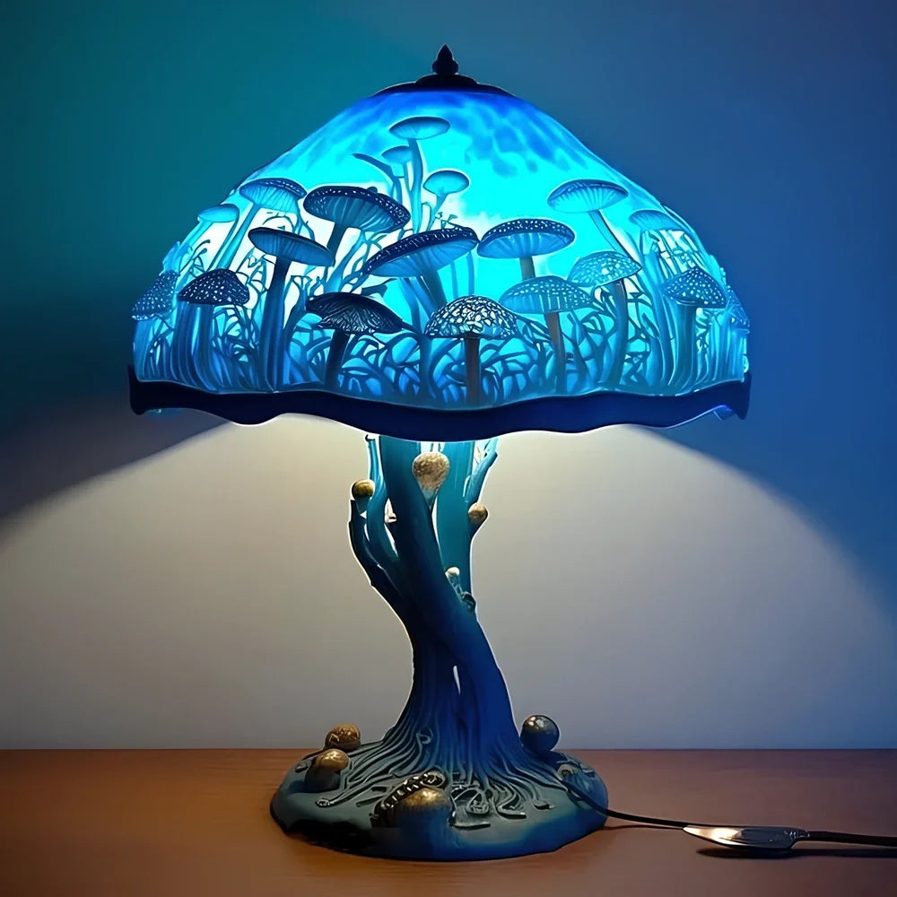 Magic Mushroom LED decorative lamp with USB plug in 15cm or 30cm size options