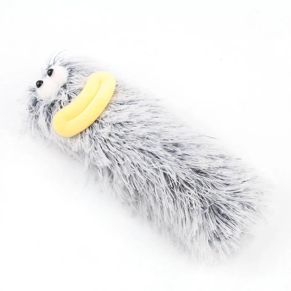 Interactive cat toys with crinkle sound and natural catnip in various colours including pink purple and light green
