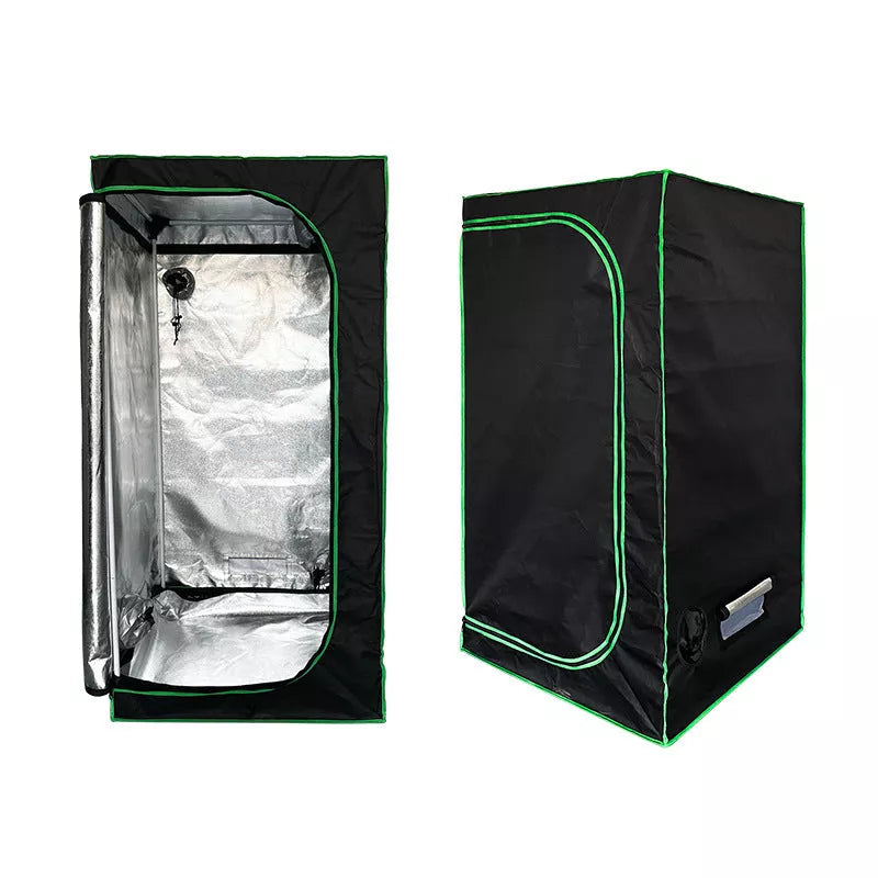600D Plant Growing Greenhouse Tent with green edging, dimensions 80X80X160CM