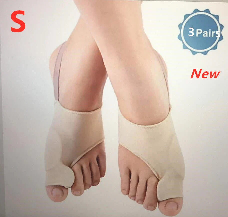 Comfortable toe separating socks with gel padding and adjustable silicone spacers for superior bunion relief