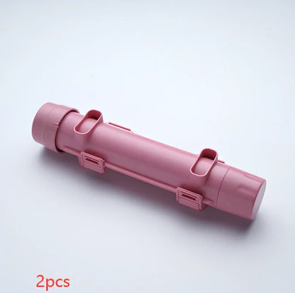 Manual sushi maker tool creating 2.5cm diameter rolls with food-grade plastic construction