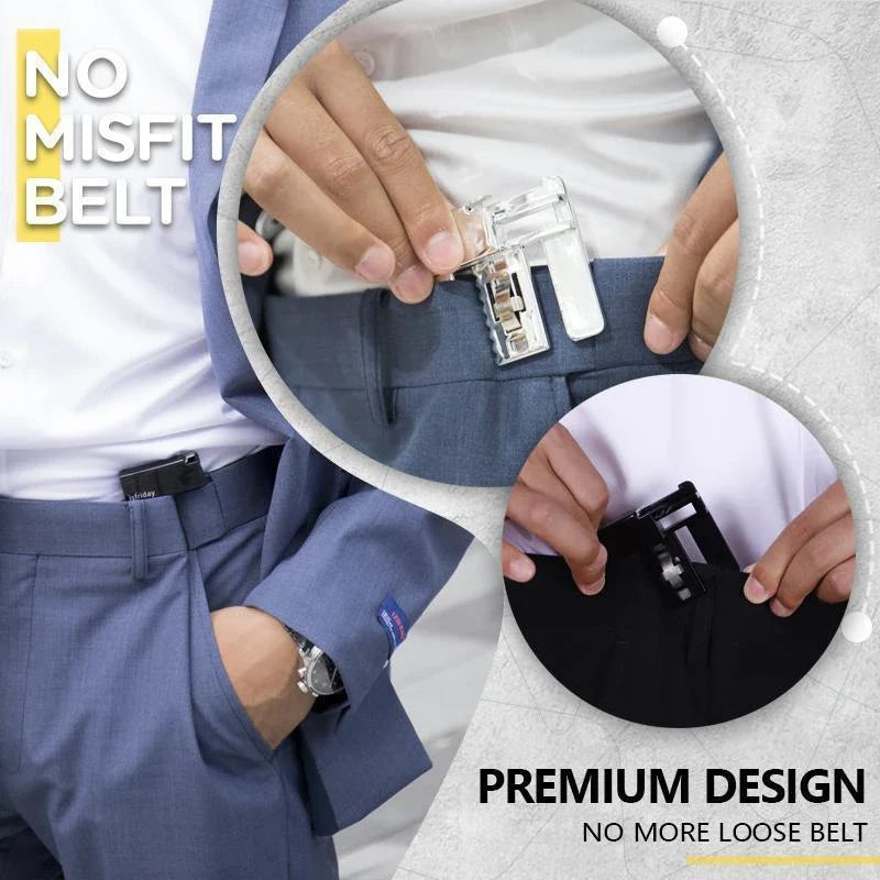 Premium Adjustable Pants Waist Clip - Durable alloy waistband tightener for a custom, tailored fit