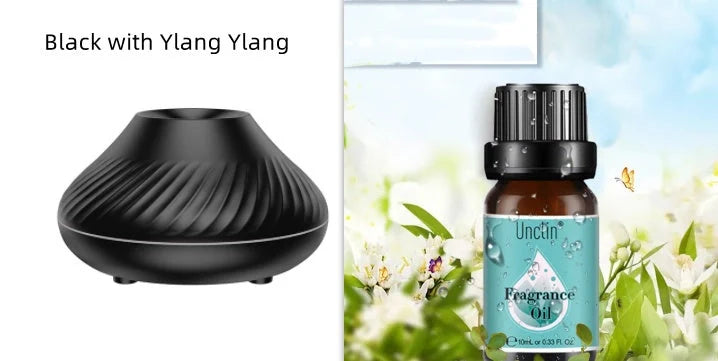 Volcanic Flame Aroma Diffuser with LED light and flame effect
