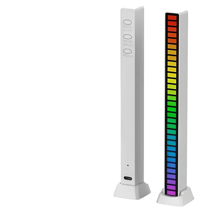 Voice control car atmosphere light bar with music rhythm sync feature and acrylic shell