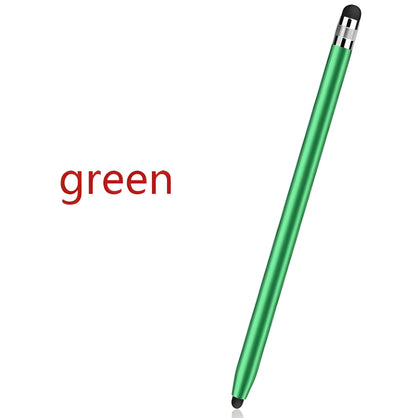 Two-in-one touch screen pen with metal shell in multiple colours for universal device compatibility
