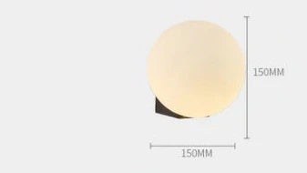 Nordic minimalist wall lamp with adjustable double heads in black finish mounted on white wall