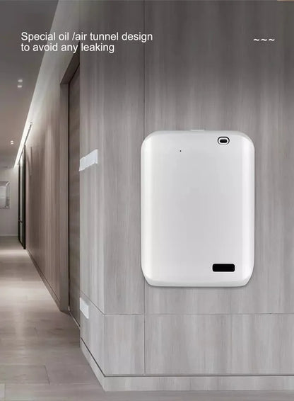HVAC wall mount essential oil diffuser with smart APP control in white colour