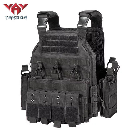 Quick Dismantling Tactical Vest in camouflage pattern with adjustable waist