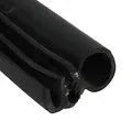 Black rubber sliding door seal for Toyota Hiace high roof van, 5 metres long, 8mm thickness
