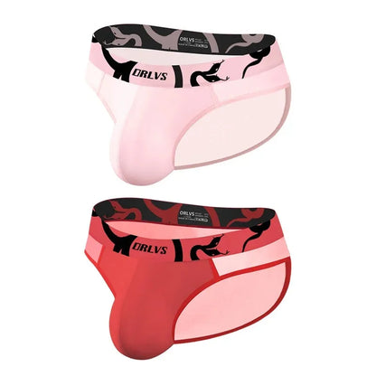 Men's low waist boxer shorts in breathable modal mesh, solid black, pink or red, sizes M to XXL