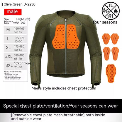 Tension Motorcycle Drop-resistant Protective Gear in various colors and sizes