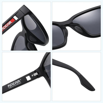 Retro style sunglasses with metal hinges and TAC lenses in multiple colour options