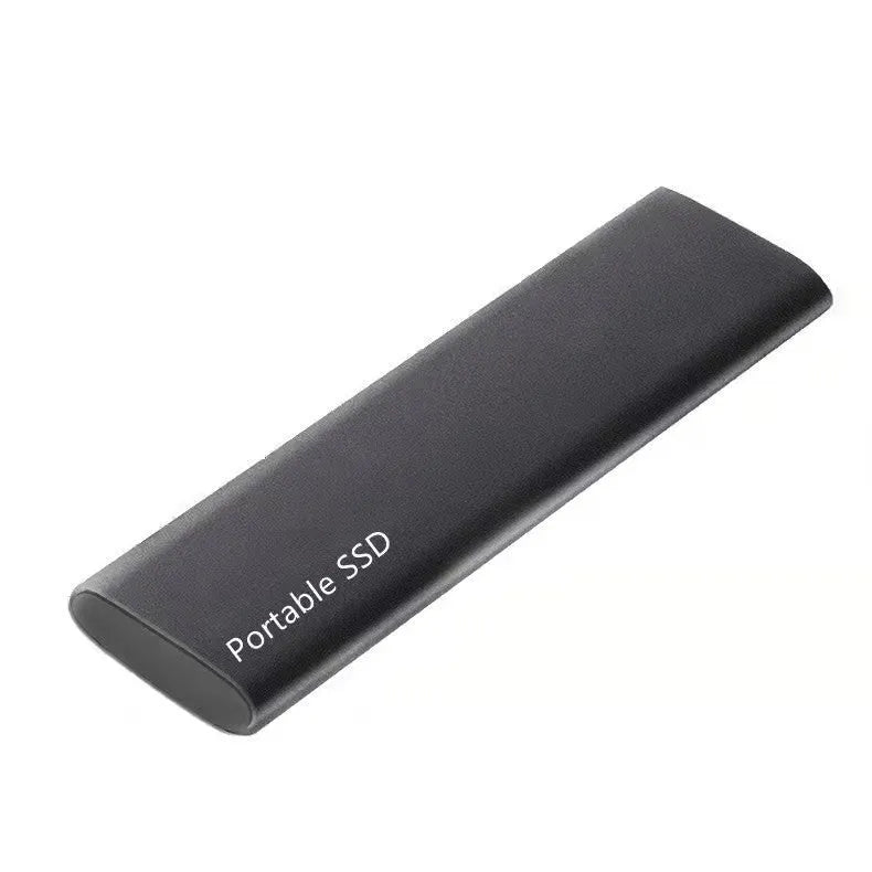 Cross-border hot mobile SSD expansion hard disk with ultra-thin metal shell showing multiple interface colour options