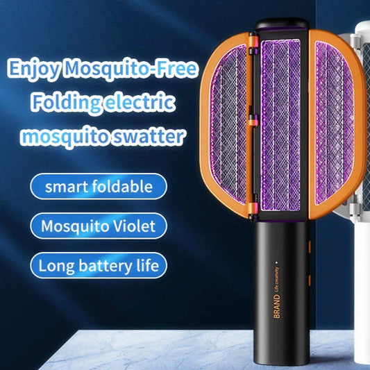 Foldable Electric Mosquito Killer with 180° folding design for indoor and outdoor use