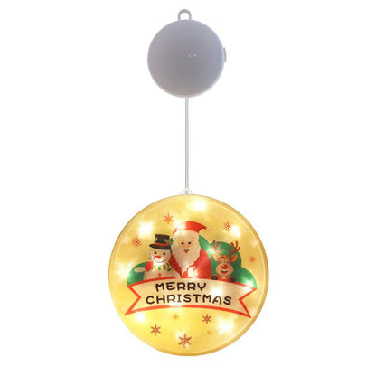 Window Decoration LED String Lights with warm white glow and USB power supply