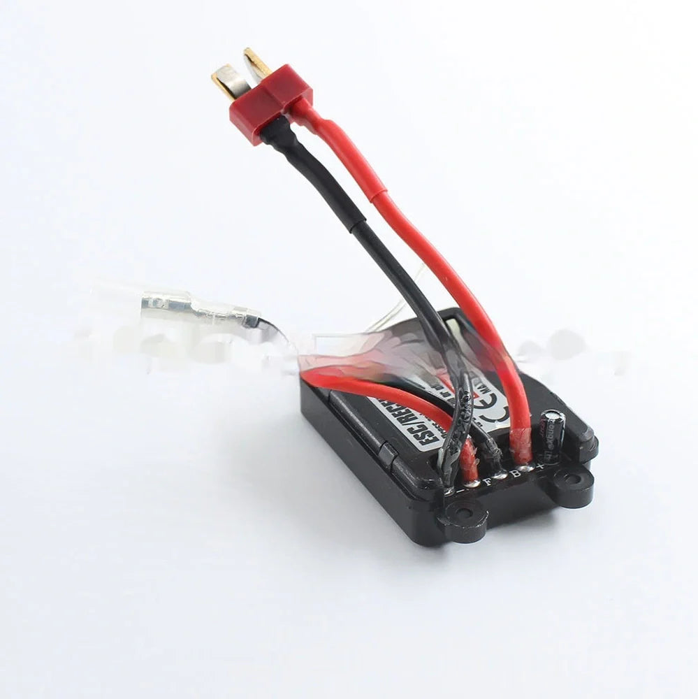 Black remote control car electrical adjustment accessories for Super Chiyu 16101 series in bagged packaging