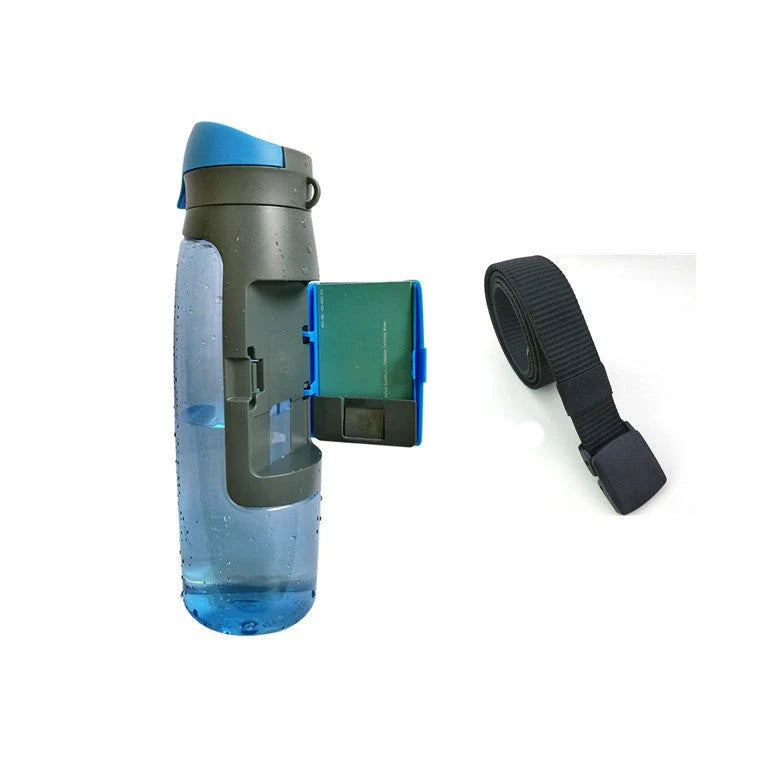 Secure Stash Water Bottle with Hidden Compartment for Storing Valuables, Durable Leak-Proof Design, Suitable for Commuting, Travel, and Outdoor Activities