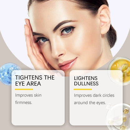 20g jar of Caffeine Firming Eye Cream for under-eye skincare application.