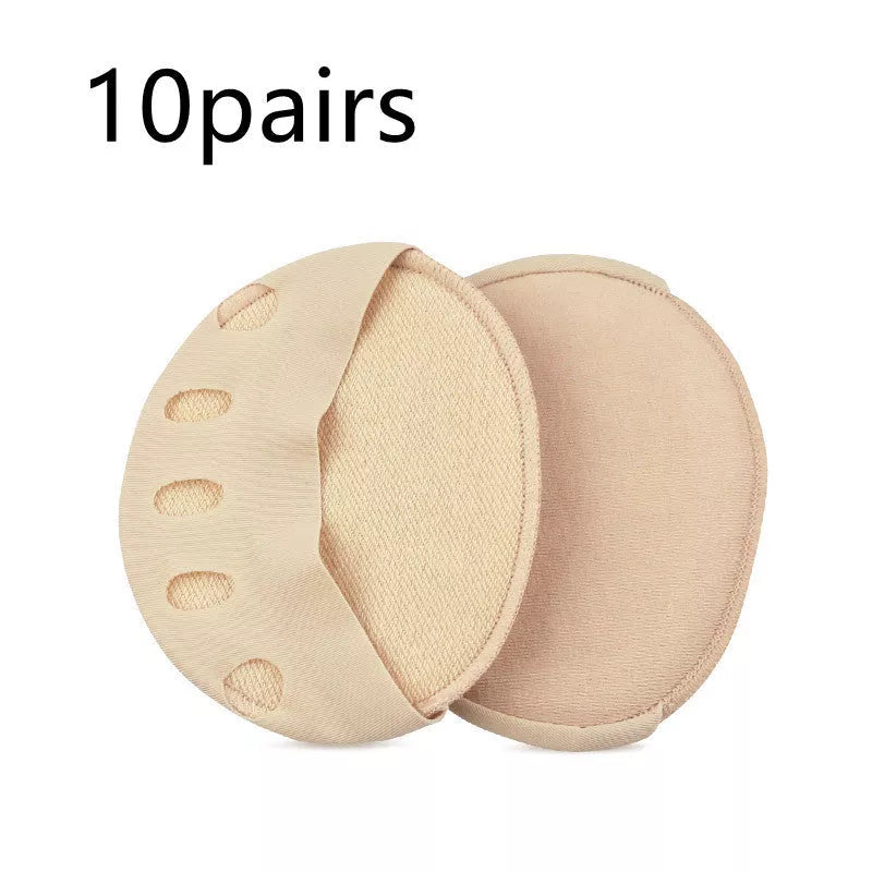 Invisible Five Finger Socks with cushioned forefoot pads for pain relief