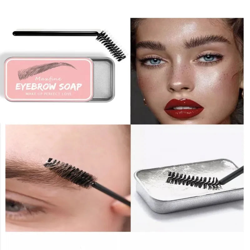 10g tube of eyebrow cream with included application brush for brow shaping and colour