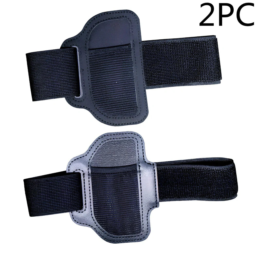 Fitness ring leggings with large fixed accessories and PU material construction