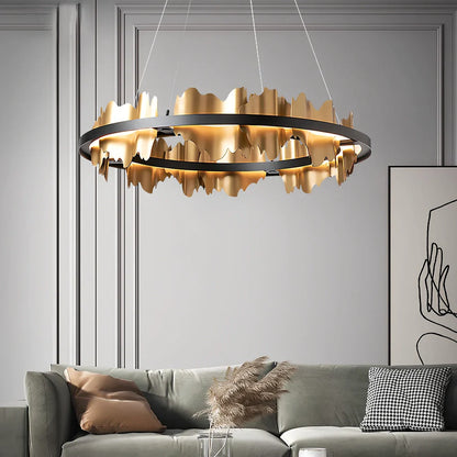 Italian minimalist iron pendant lamp with organic glass shade in black finish, adjustable height mechanism