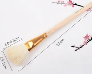 Wool brush painting pen with soft head for ceramic tracing and painting