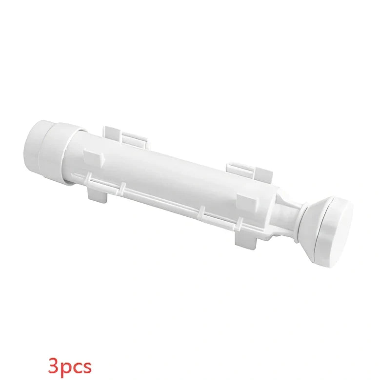 Manual sushi maker tool creating 2.5cm diameter rolls with food-grade plastic construction