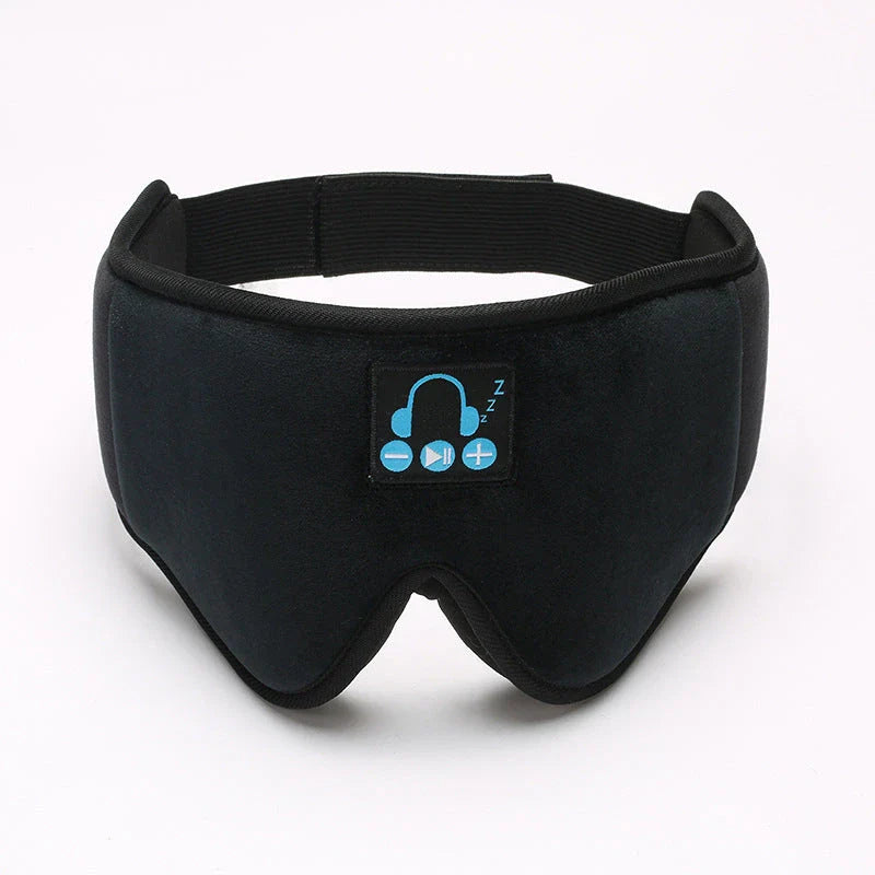 Wireless Bluetooth 5.0 Sleep Headphones with Plush Sleep Mask and Music Player