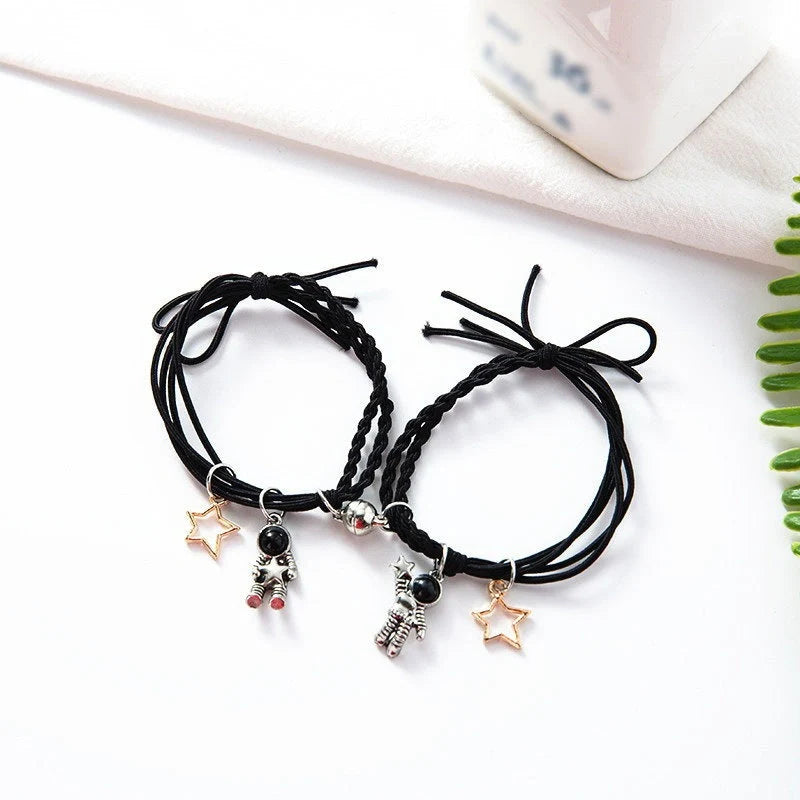 Stylish Magnetic Couple Bracelets with unique vibrate feature for keeping connections alive