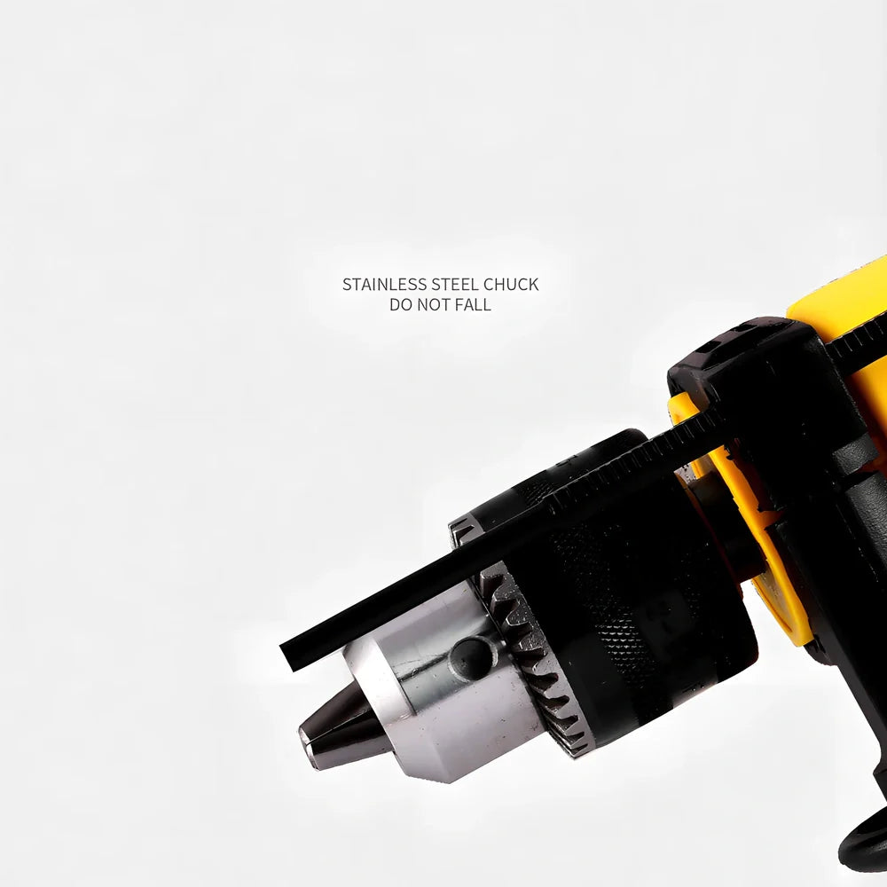 13mm household impact electric drill with 710W power and variable speed control