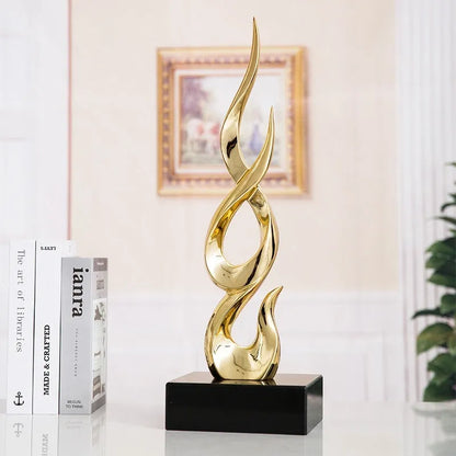 Festival high-rise decoration crafts in resin with custom colour options and modern minimalist design