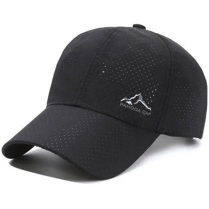 Korean-style adjustable baseball cap in dome crown design with polyester fabric for summer sun protection