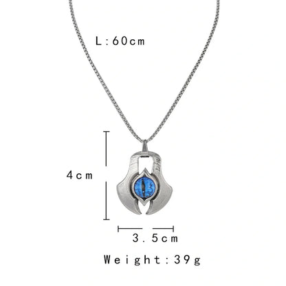 Elegant stainless steel clavicle chain with unique, irregular design inspired by European fashion