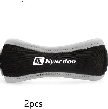Adjustable neoprene tibia support belt for basketball and running activities