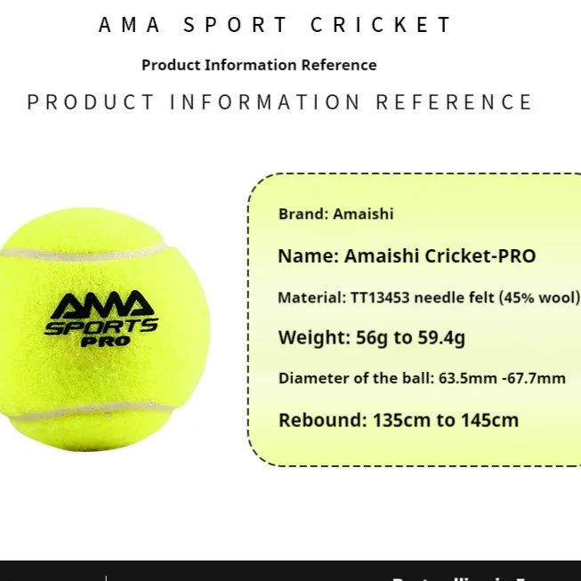 Three tennis training balls in black, green and yellow colours for cage plate practice