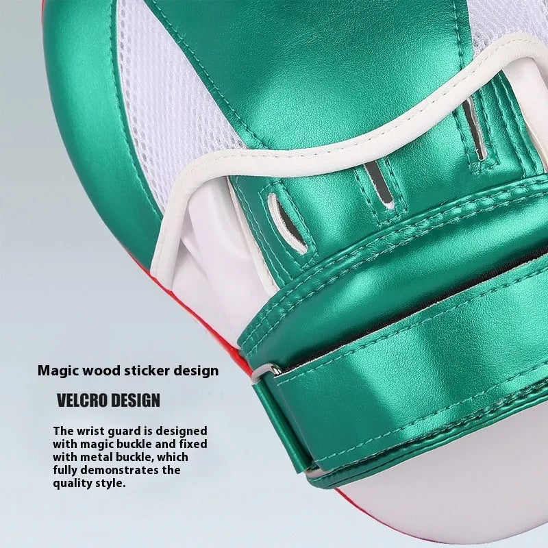 Vertical gold or green PU baffle target for boxing and Sanda training at home