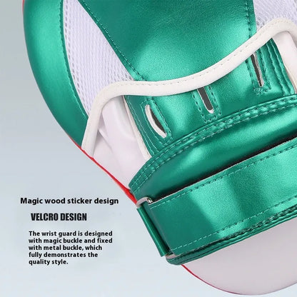 Vertical gold or green PU baffle target for boxing and Sanda training at home