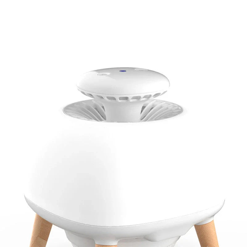 Powerful USB Mosquito Zapper Lamp with UV-LED technology and silent suction fan for effective mosquito elimination